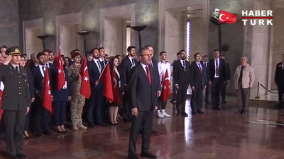 İlk tören Anıtkabir'de