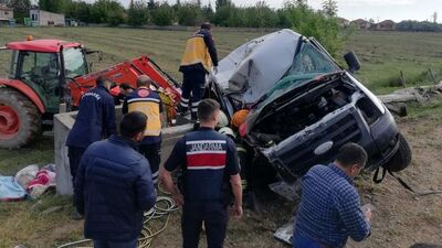 Tarlada çalışmak için geliyorlardı: 1 ölü, 8 yaralı