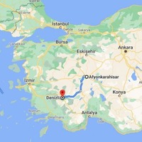 Afyon-Denizli arası kaç km?