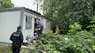 4 gün sonra konteynerde ölü bulundu