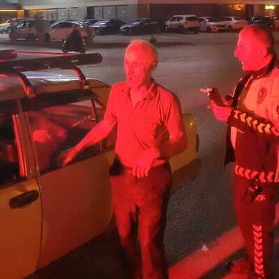Alkolmetreye üflemeyi reddetti: Bıraktım gidiyorum