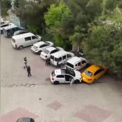 İstanbul'da dehşet! Otopark görevlisini otomobille ezdi!