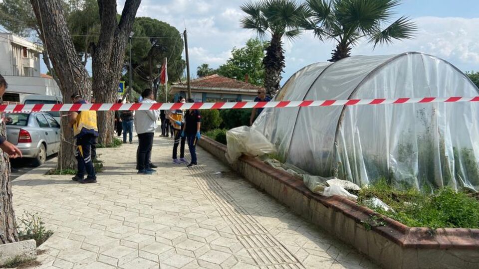 Naylon barakada erkek cansız bedeni bulundu