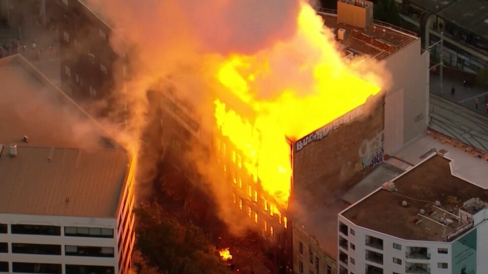 Avustralya'nın Sydney kentinde yangın