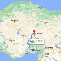 Kayseri-Adana arası kaç km?