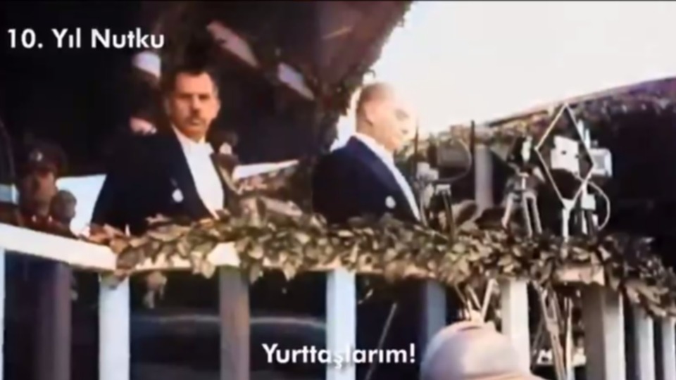 AK Parti, Atatürk'ün 10. yıl nutku eşliğinde video yayınladı
