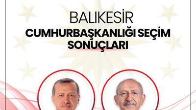 Balıkesir Cumhurbaşkanlığı Seçimi Sonuçları 28 Mayıs 2023: Balıkesir Seçim Sonucu ile Recep Tayyip Erdoğan ve Kemal Kılıçdaroğlu Oy Oranı Kaç?
