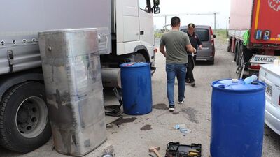 TIR'da 537 kilo likit metamfetamin ele geçirildi