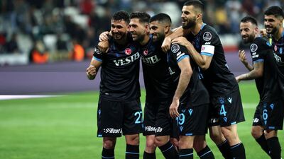 Trabzonspor deplasmanda galibiyeti buldu