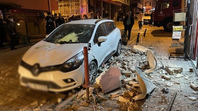 Kağıthane'de faciadan dönüldü