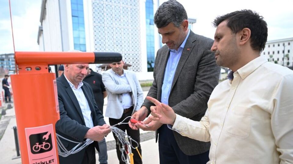 Kartepe'de bisikletlilere özel istasyonlar