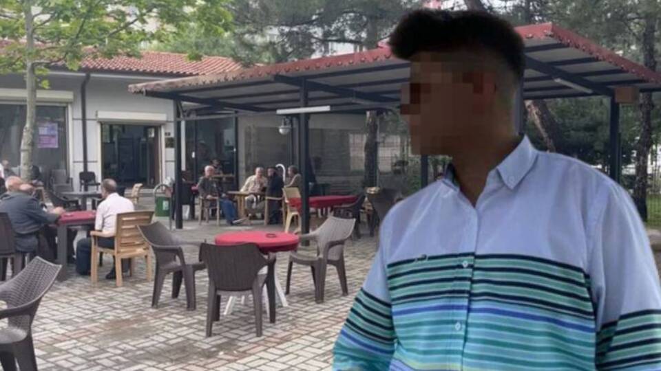 Cami avlusunda şaka kurbanı oldu