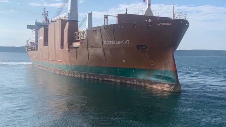 Çanakkale Boğazı'nda arızalanan gemi demirletildi