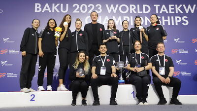 Kadın Tekvando Milli Takımı dünya şampiyonu!