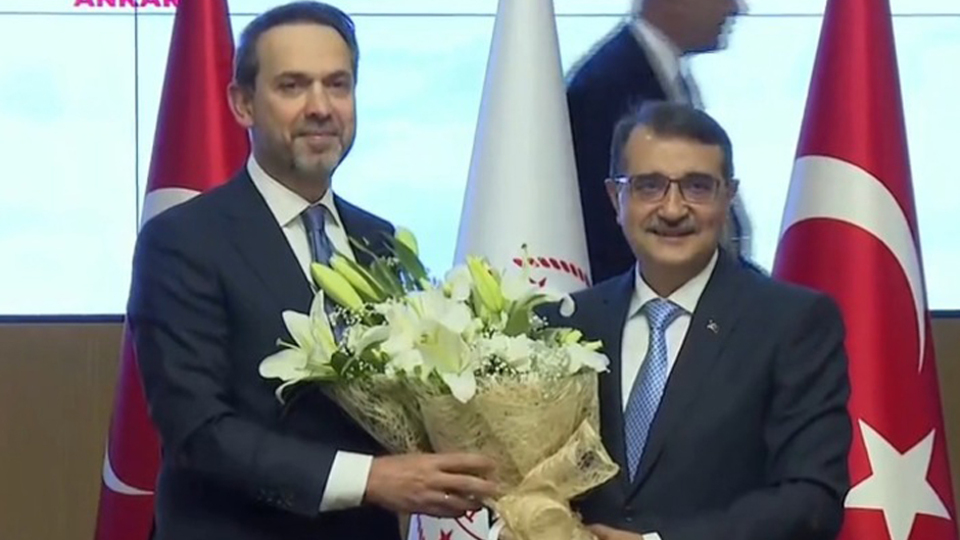 Enerji Bakanlığı'nda devir teslim töreni