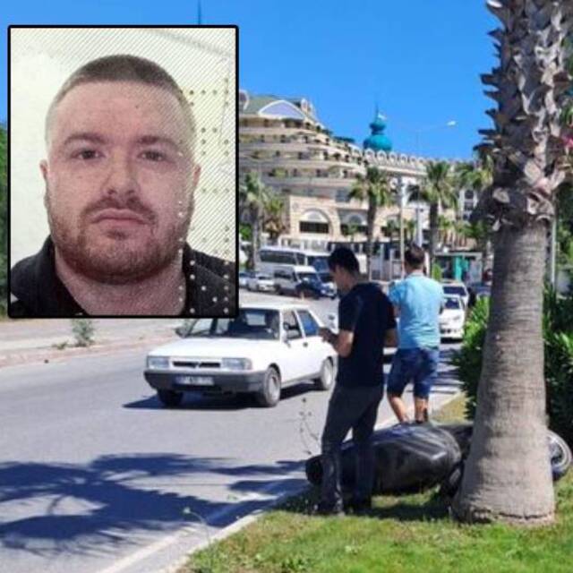 Motosikletle palmiyeye çarpan İngiliz turist öldü