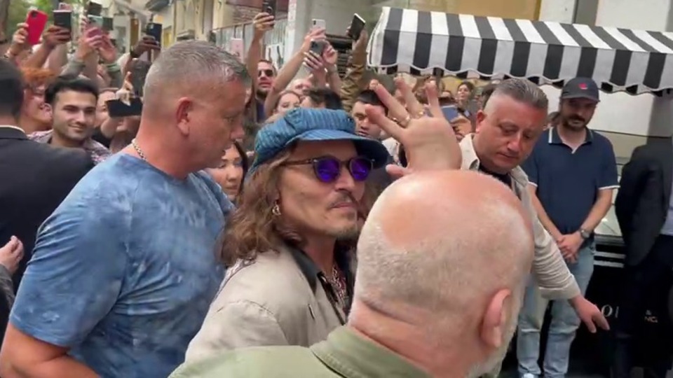 Johnny Depp İstanbul'a geldi