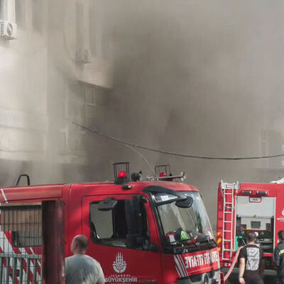 İkitelli'de yangın