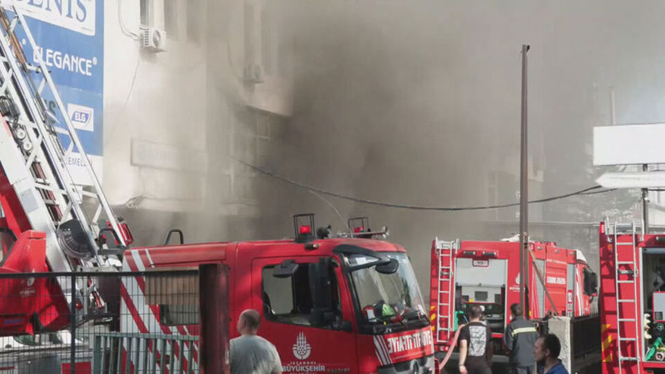 İkitelli'de yangın