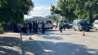 Ölü ve yaralılar var! İşçi servisi kazası!