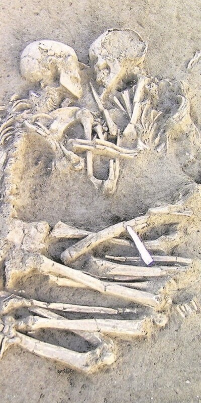 6 bin yıldır yan yana yatan Valdaro Aşıkları