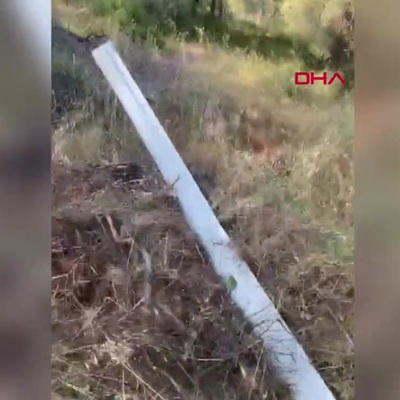 Motor arızası yapan cayrokopter tarlaya zorunlu iniş yaptı