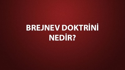 Brejnev Doktrini özellikleri, tarihi