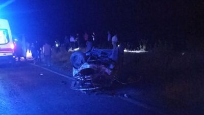 Otomobil şarampole devrildi: 2 ölü, 4 yaralı