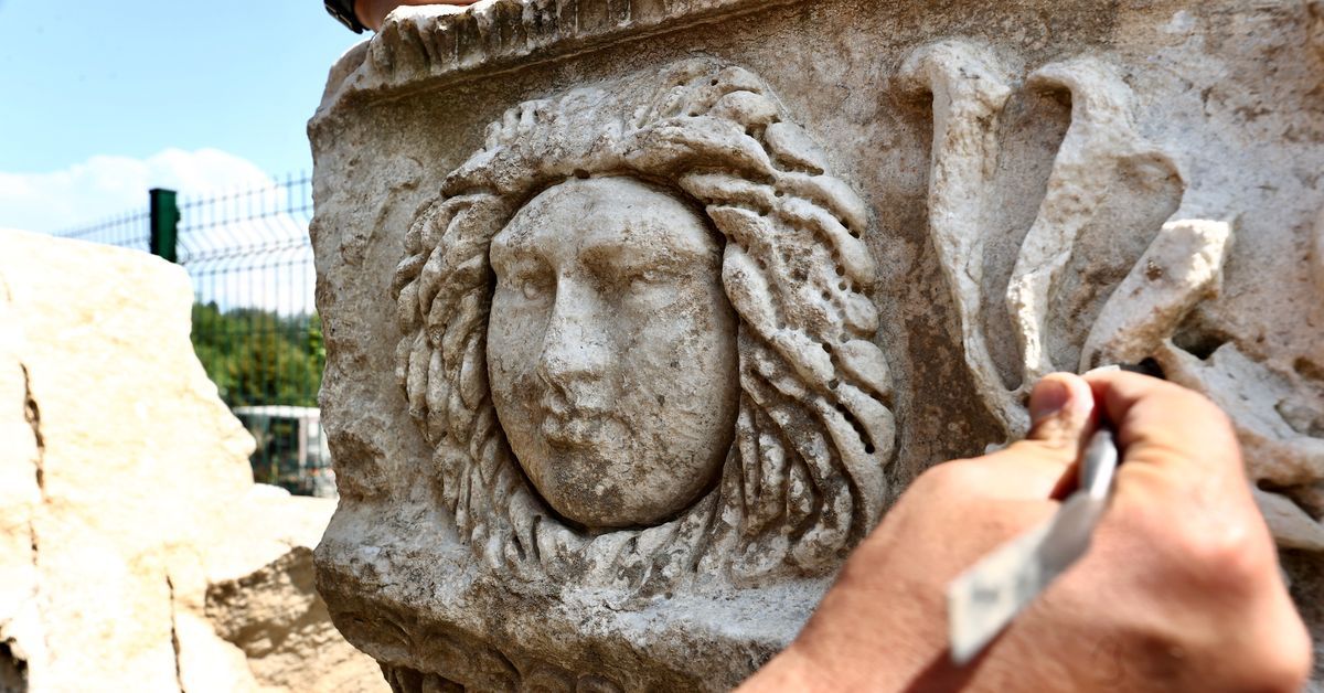 Prusias ad Hypium Antik Kenti, drone ile görüntülendi
