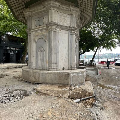 Tarihi Emirgan Çeşmesi zarar gördü iddiası!