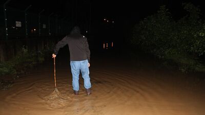 Ordu'da sağanak nedeniyle su baskınları oluştu