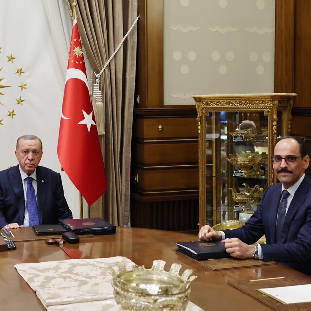 Cumhurbaşkanı Erdoğan, Kalın'ı kabul etti