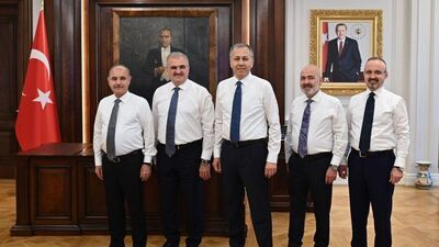 Bakan Yerlikaya, yeni yardımcılarını tebrik etti