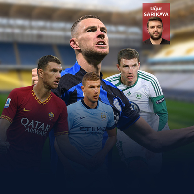 Rekor adam Dzeko! Bir Ronaldo bir de o!