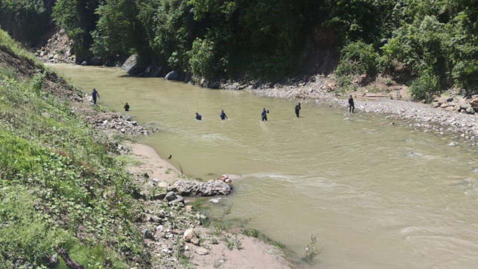 Giresun'daki heyelanda kahreden çalışma