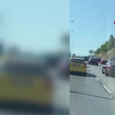 Maltepe'de düğün konvoyu ambulansa yol vermedi