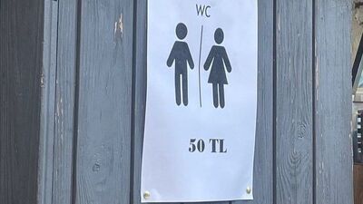 'Tuvalet 50 lira' yazan işletmeci konuştu