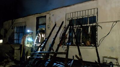 Beykoz'da gecekondu yangını