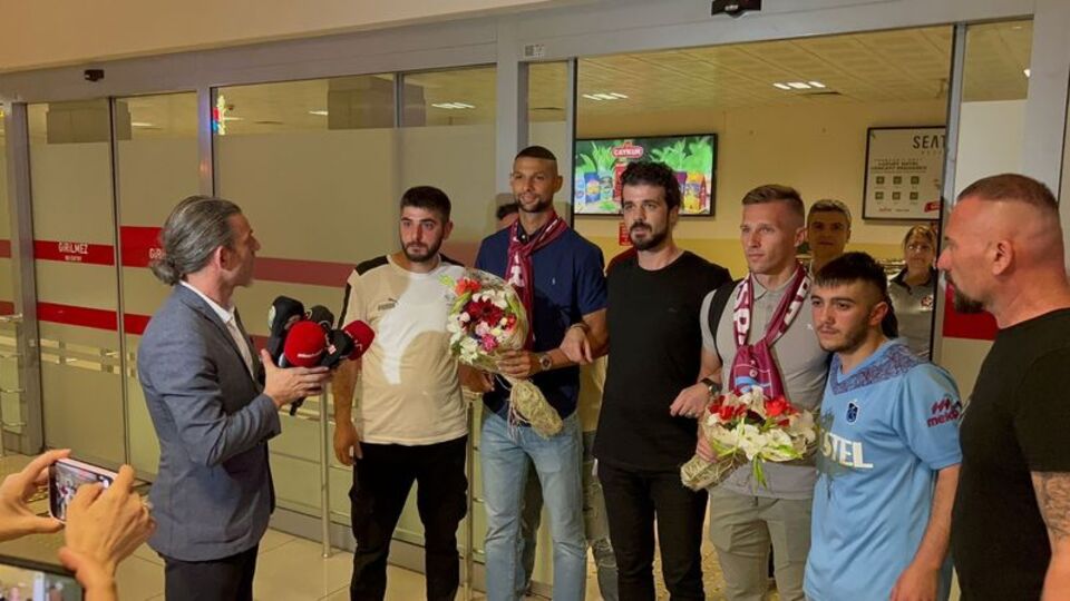 Yeni transferler Trabzon'da!