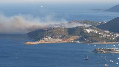 Datça'daki yangın kontrol altında