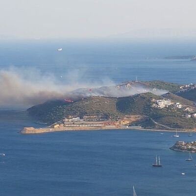 Datça'daki yangın kontrol altında