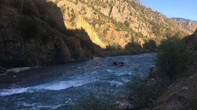 Barhal Çayı rafting tutkunlarını ağırlıyor