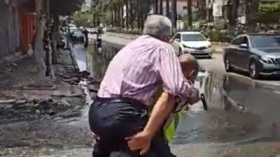 Polisten örnek davranış!