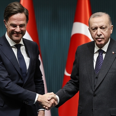 Cumhurbaşkanı Erdoğan, Hollanda Başbakanı Rutte ile görüştü