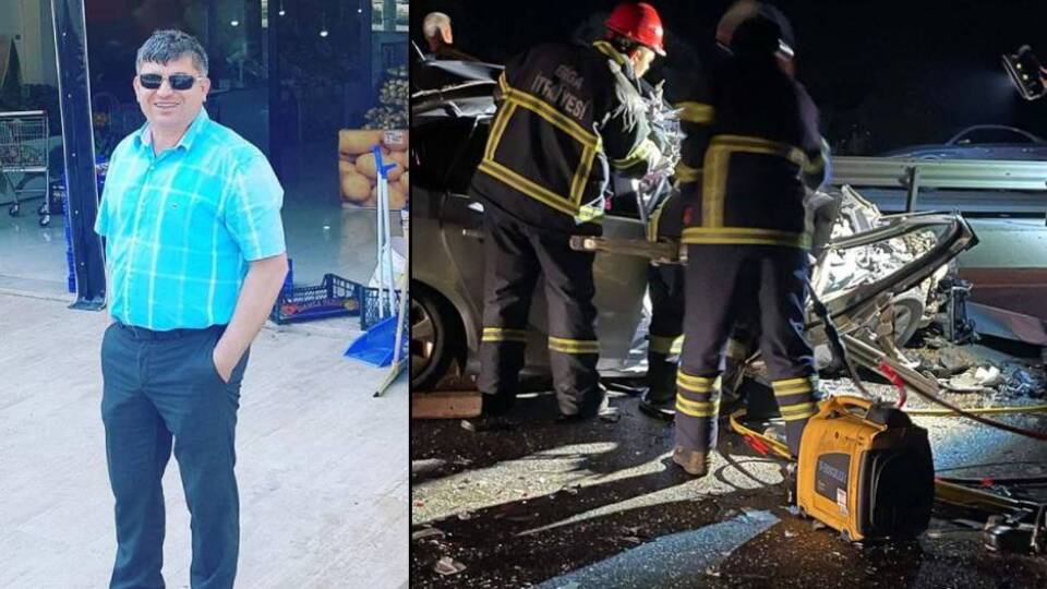 TIR'a arkadan çarptı: 1 ölü, 1 yaralı