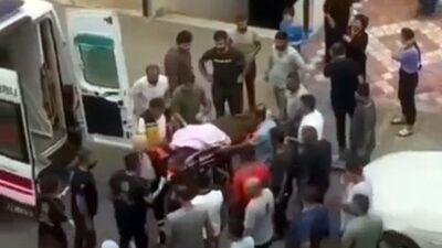 Kavga ettiği eşine kurşun yağdırdı