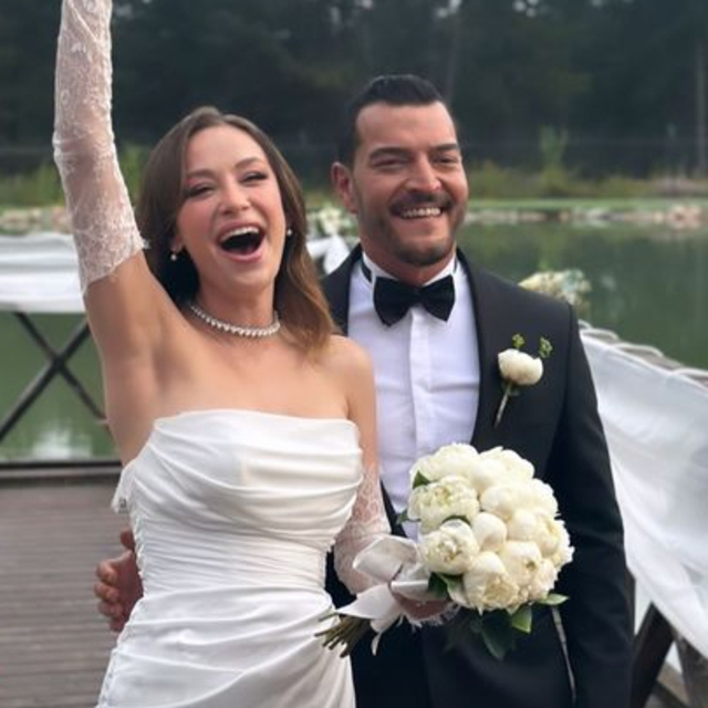 Ünlü çift evlendi