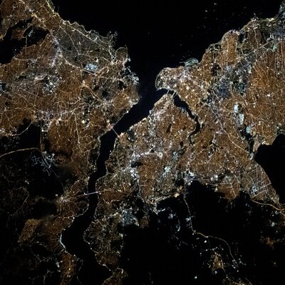 Uzaydan İstanbul'u görüntüledi: Eşsiz bir nokta