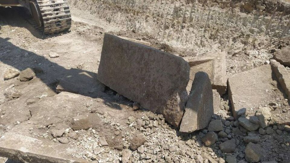 Temel kazısında bulundu