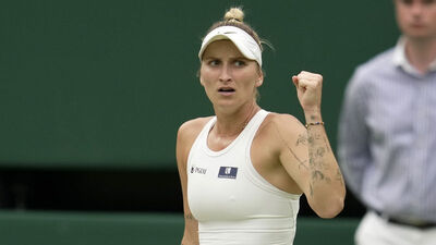Wimbledon'da ilk finalist Vondrousova